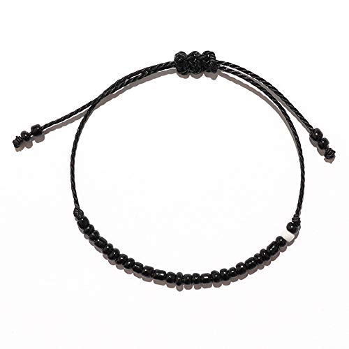 COLORFUL BLING 2Pcs Pinky Promise Distance Bracelets Friendship Matching Bracelets Gift for Best Friends Couple Family Women Men - Image 5