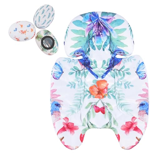 Image of Mamaroo Newborn Insert with Replacement Toy Balls, Reversible Soft Mamaroo Infant Insert Set for 4moms Mamaroo & RockaRoo (Style of Yard)