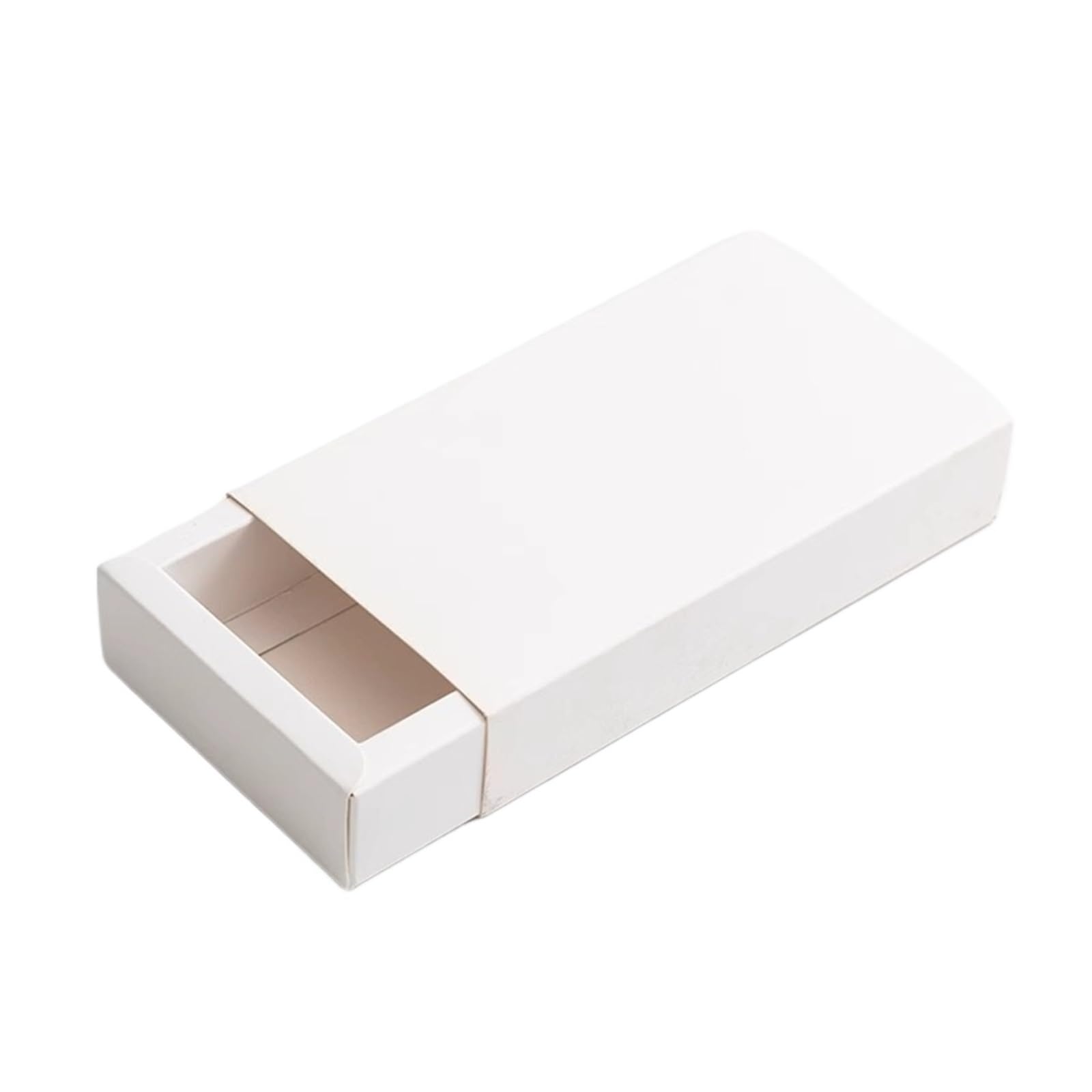 Kraftpapier Box Mit Fenster 20 Stück Kraft-Schubladenbox mit transparentem Deckel