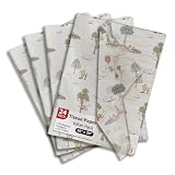 Pro Supply Global Pooh Bear Printed Tissue Paper for Gift Bags or Boxes and Wrapping - Baby Shower Bulk Decorative Art Tissue Paper for Packaging and Gifting | 24 Sheets 20