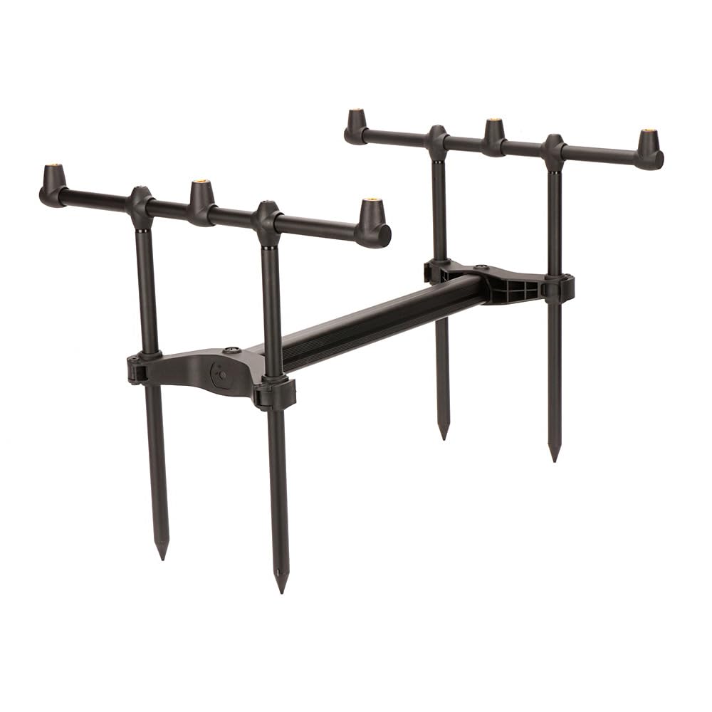 Hirisi Tackle Soporte para cañas de pescar – 3 cañas o 2 cañas a elegir – Soporte de aluminio con bolsa para pesca de carpas