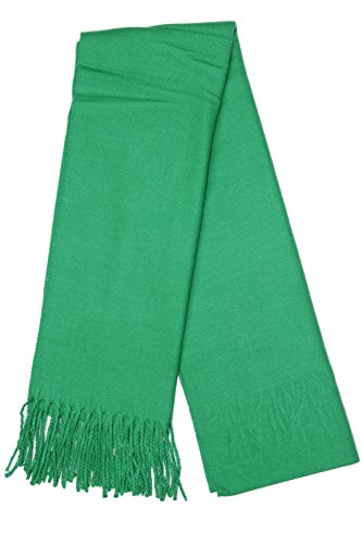 Achillea Soft & Warm Solid/Plaid Color Cashmere Feel Winter Scarf Unisex4