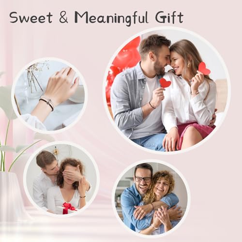 Image of Bracelets for Couple Best Friends Mother Daughter Friendship Matching Bracelet for Him Her Bff Mom Daughter Birthday Christmas Women