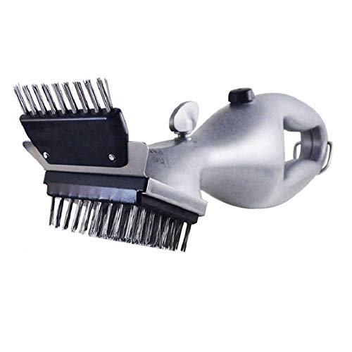 Grill Daddy pro Grill Cleaning Brush with steam | Original Steam Cleaning Barbeque Grill Brush for Charcoal,Cleaner with Steam or Gas Accessories Cooking Tools