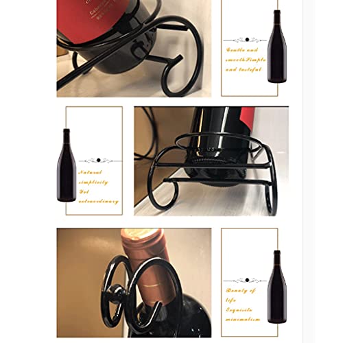 Soporte para botellas de vino estilo nórdico libre miniatura 3