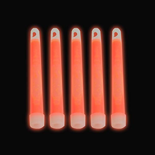 10er Set - Power-Knicklicht/Leuchtstab Tactical Light im Militär-Standard - orange leuchtend (6" / 15cm) - einzeln verpackt - mindestens 12 Stunden Leuchtdauer – Bild 4