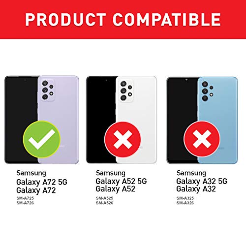 BEZ® Cover Samsung A72, Custodia per Samsung