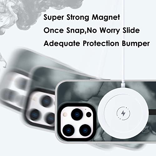 Fonessary Magnetic Case For Iphone 14 Pro Max 6.7Inch,Protective Soft Tpu Bumper Frame And Pc Back Phone Case For Iphone 14 Pro Max Mag Safe-Black #TOP6