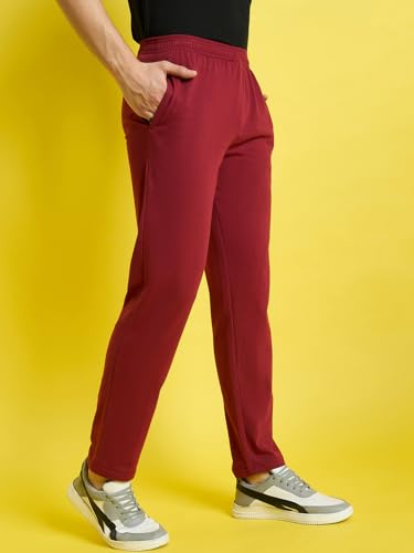 Image of bearbrother Men's Regular Fit Solid Trackpants