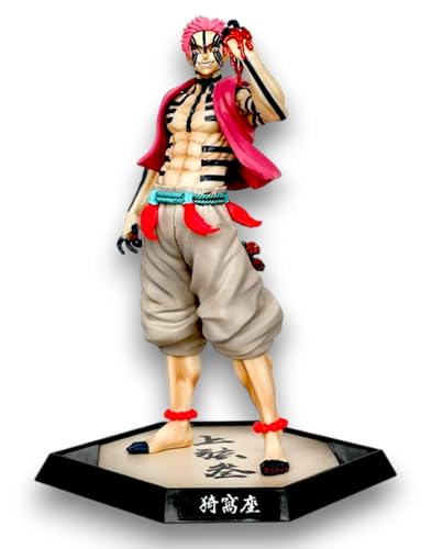 Image of Akaza Action Figure 28CM | Anime Collectible Statue | Kimetsuu no Yaiba Figurine Toy | Akaza Upper Rank Three Demon Statue Model | Anime Gift for Fans & Collectors