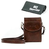 MegaGear Protective Leather Camera Case, Bag for Panasonic Lumix DMC-ZS60, DMC-ZS100 Digital Camera [並行輸入品]