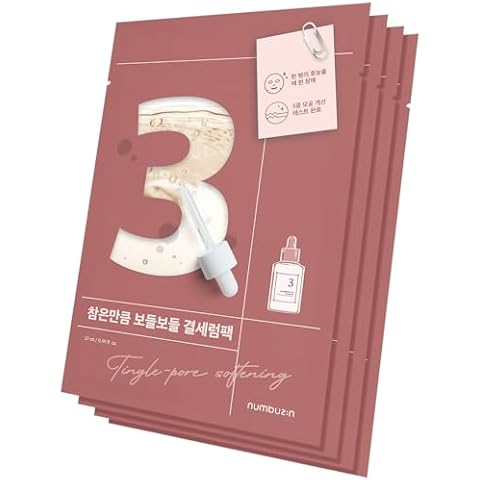 numbuzin No.3 Tingle-Pore Softening Sheet Mask Cover