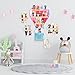 for Toniebox 2 and Toniebox 1 Tonie Shelf Wall Mounted Set of 4 (Balloons and 3 Cloud),Tonies Figures Tonies Storage,Magnetic Wooden Floating Shelves Compatible with Tonie box Player Character