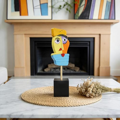 Estatua abstracta moderna artesanal para decoración miniatura 6