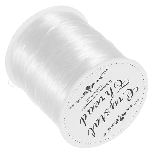 Abaodam 1Roll Transparent Fishing Line Nylon Cord Wear Resistant Monofilament String for Outdoor Fishing for Freshwater and Saltwater Angling Activities