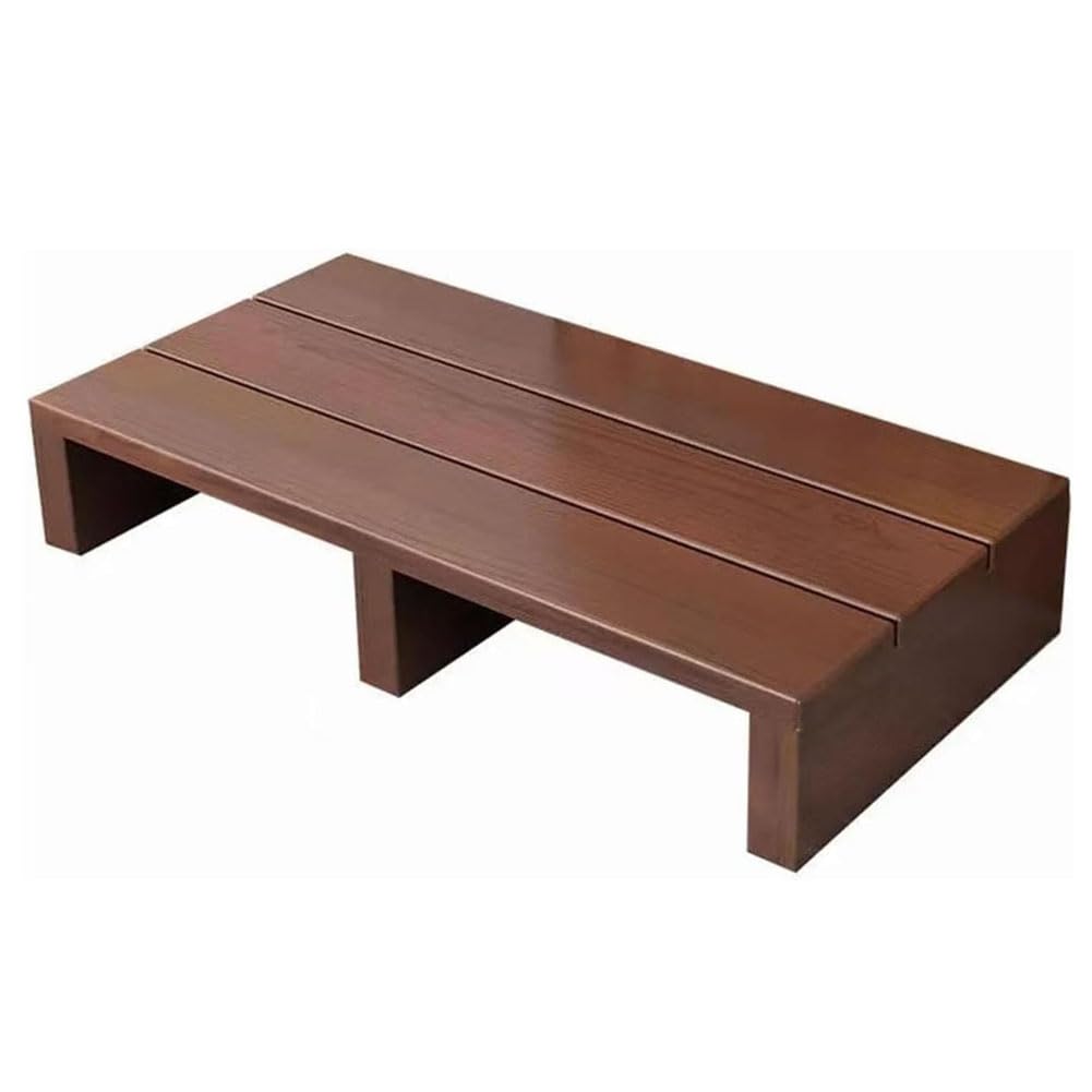 Ghygetrich Step Stool, Foot Stool Footstool Step Stool for Adults Outdoor Step Wooden Step Stool Door Step A 80x30x11cm