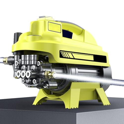 ZYJIX 4500W Electric High Pressure Washer, 150bar Portable Car Washing Machine With Foam Cannon Wash Water Gun Pump Tornado Cleaner For Cleaning Cars/Fences/Homes/Driveways