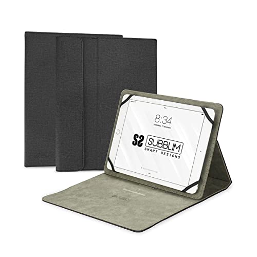 Funda Subblim Clever Stand para Tablets de 9.6"-11"/ Negra