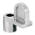 Prime-Line Products L 5550 Window Screen Clip, 1/4-Inch, Zinc, 12-Pack