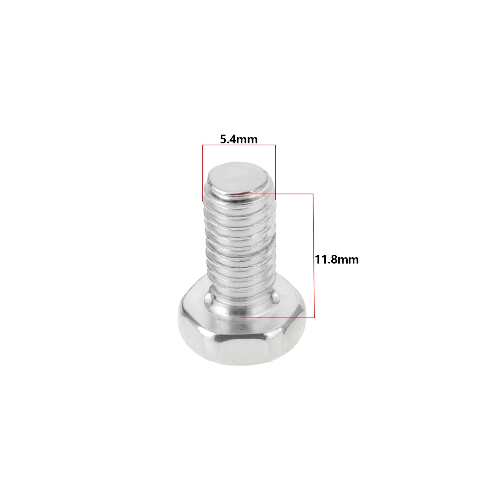 SG Store 10x Bullone Di Ancoraggio Per Cavo Freno Bicicletta 2,5 Mm Viti Di Ancoraggio Per Pinza Freno Bicicletta Vite Di Serraggio Cavo Per Cavi Freno 5,5 Mm Argento