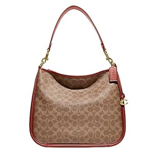 Coach Womens Coated Canvas Signature Cary Shoulder Bag