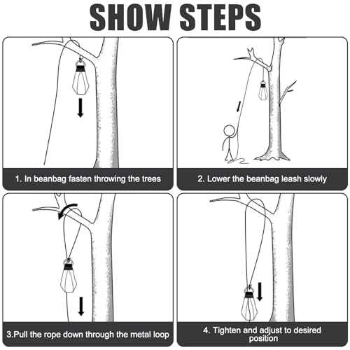 1 Stück Wurfbeutel, Wurfsack Schleudersack Kletter Professioneller Wurftasche Klettern Baum Seilwerfen Gewicht Tasche Arbeiten Bergsteigen Gelb 210G für Baumpfleger, Baumklettern, Wandern, Camping