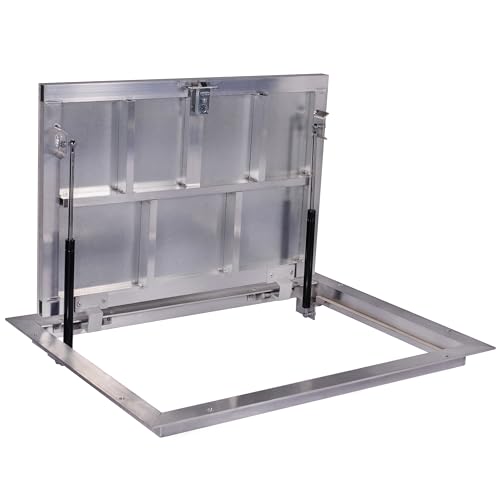 Trampilla de suelo Aluminio 600 mm x 900 mm(P) Tapa de Registro Tapa de Pozo Puerta de Inspección Tapa de Escotilla
