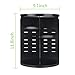 COYAHO 360 Rotating Makeup Organizer, Spinning Bathroom Countertop, Cosmetic Makeup Holder Shelf, Make Up Organizer and Storage for Bedroom, Black