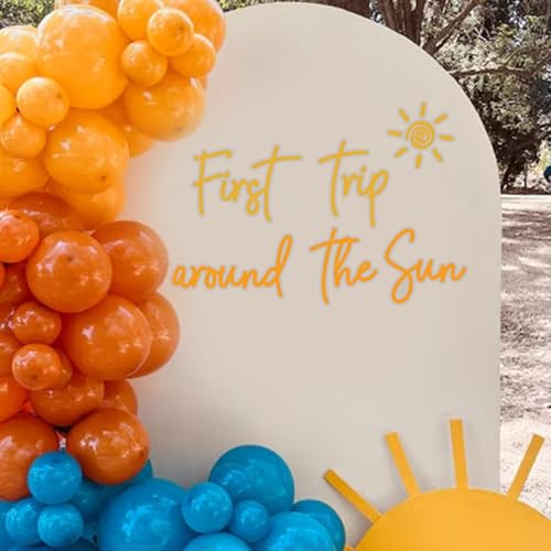 Autocollant First Trip Around the Sun décoration anniversaire 1 an - 7