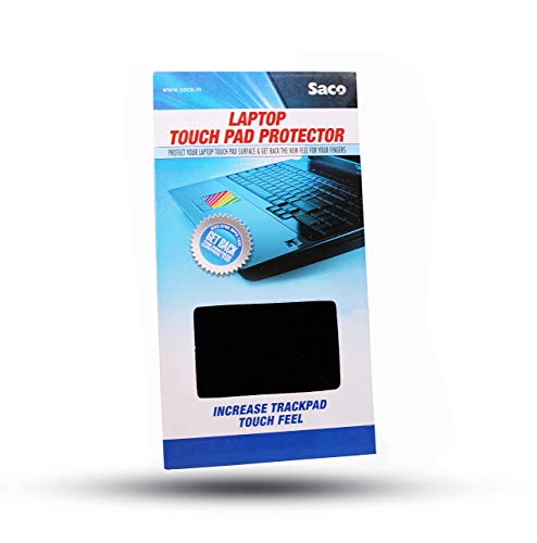 Image of Saco Touchpad Protector Compatible for HP Pavilion 15-eg0103TX 15.6 inch Laptop - Black