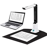 Kacsoo Document Camera Scanner Alta Definición Función de grabación de vídeo de proyección en tiempo real en tiempo real, portátil tamaño A4 escanear