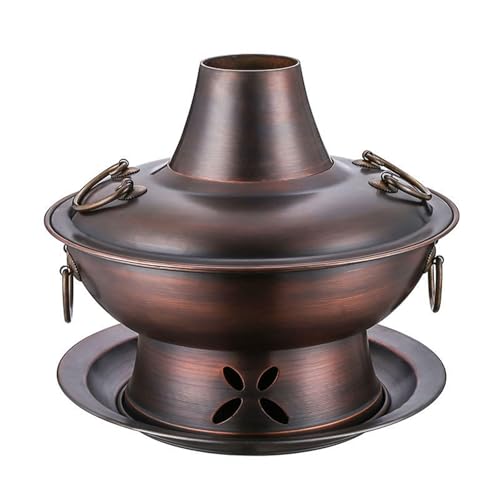 Olla Caliente China de Cobre Tradicional 30cm miniatura 1
