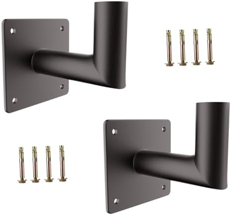 JC-LGL 90 Degree Wall Mount Bracket - 2-3/8" Tenon, Stainless Steel, Dark Bronze (2 Pack) - View #3