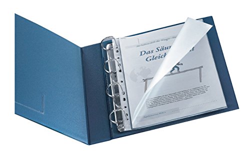 Q-Connect KF00714 Prospekthülle A4 Öffnung oben/links 80mym glasklar, 25 Stück