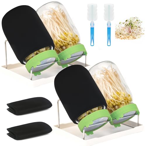 Lulonpon 4-Jar Sprouting Kit