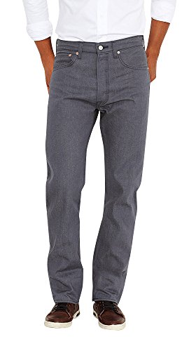 Levi's Men's 501 Original Fit-Jeans, Indigo Black STF - Grey Fill, 33W x 32L