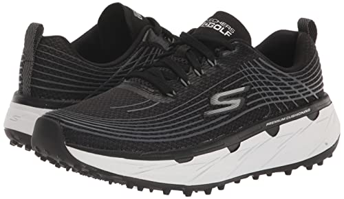 Skechers Women's Go Ultra Max Spikeless Golf Shoe, Black/White, 7.5 #TOP6