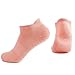Ankle Socks for Women Cotton Low Cut Non Slip Athletic Yoga Socks with Grips for Yoga, Pilates, Ballet & Barre Orange