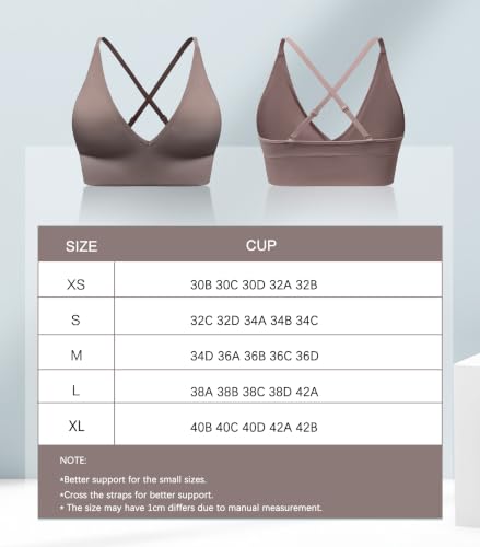 Image of Deep V-Neck Adjustable Women's Sports Bra