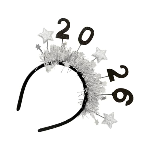 Gott Nytt År 2026 Hårband,2026 Glitter Tiara Partydekorationer | Gott Nytt År Festtiara Hårband - För Vuxna Och Flickor Vänner Flickvän Dotter Vid Fest Jul Och