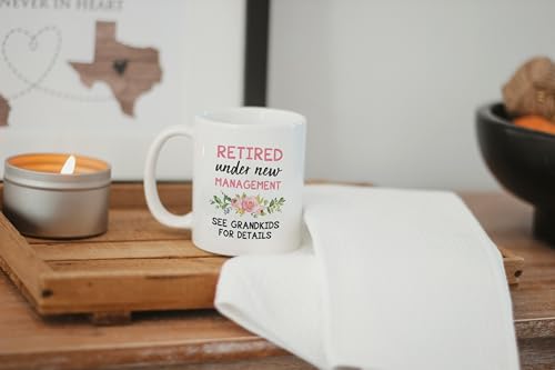 Taza de retiro Canary Road de cerámica 11 oz blanco miniatura 4