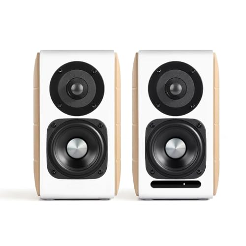 LORSO ZSEDP Altavoz Activo HiFi de 12W x 2, Altavoz Coaxial de Fibra de Alta fidelidad con, for Ordenador, TV, 2,0 Canales