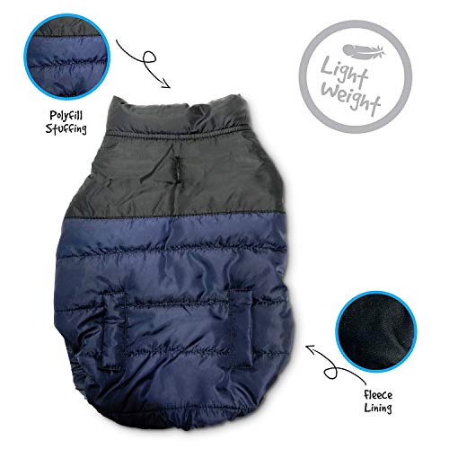 Pet Craft Supply Comfortable, Stylish Puffer Jacket Sweater Clothes Warm Pup Dog Doggie