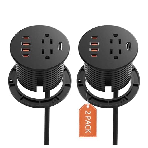 Power Grommet with HDMI and USB Ports
