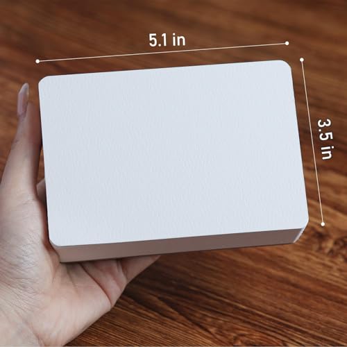 FLUNBRATO Watercolor Pad 80 Sheets, 3.5 x 5.1 Inch, 100% Cotton Mini Travel Watercolor Block, Cold Press 140LB 300GSM, Two-Edge Glue Binding Compact Notebook Mixed Media for Painting — view 5