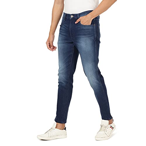 Image of Wrangler Men's Bostin Blue Jeans (Slim)