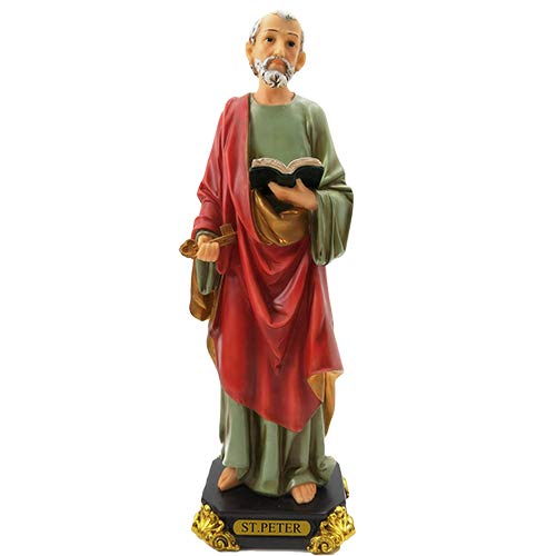 Estatua de San Pedro 12.5 pulgadas miniatura 2