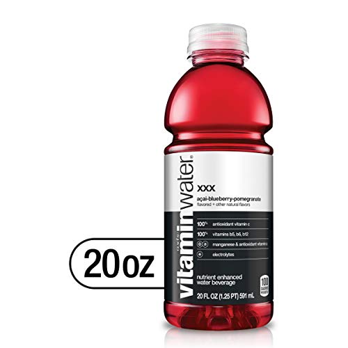 vitaminwater Electrolyte Enhanced Water w/ Vitamins, xxx Acai-Blueberry-Pomegranate, 20 Fl. Oz (Pack of 12) - Thumbnail 4