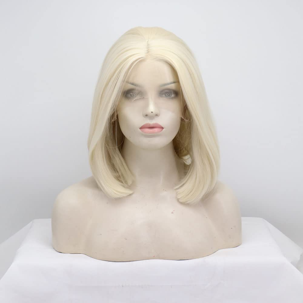 Perruque synthétique blonde lace front : la solution pour un volume immédiat sans colle