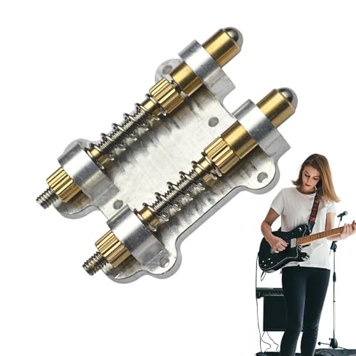 Système de trémolo flottant avec stabilisateur de trémolo et bouchon de pont de guitare